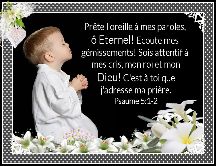 Versets Bibliques Enfants Prieres